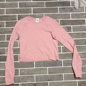 Athleta Soft Pink Long Sleeve Tee
